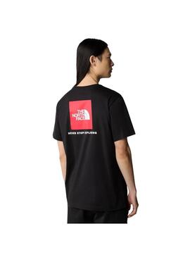 Camiseta Hombre The North Face Red Box Negra