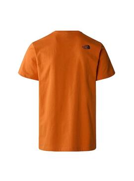 Camiseta Hombre The North Face Nse Desert Naranja