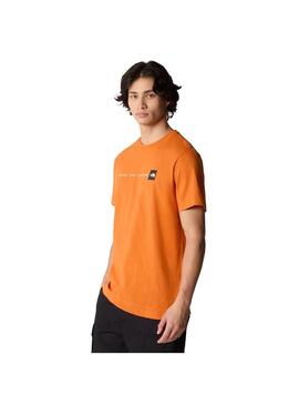 Camiseta Hombre The North Face Nse Desert Naranja