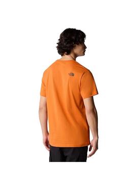 Camiseta Hombre The North Face Nse Desert Naranja