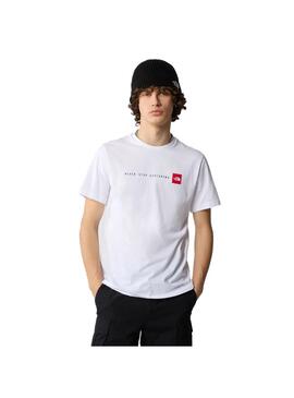 Camiseta Hombre The North Face Nse Blanca