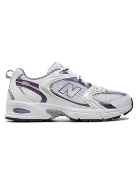 Zapatilla Mujer New Blance 530 Blanca Violeta