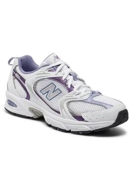 Zapatilla Mujer New Blance 530 Blanca Violeta