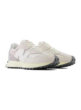 Zapatilla Unisex New Balance 327 Gris Beige Blanco