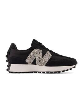 Zapatilla Mujer New Balance 327 Negra Print