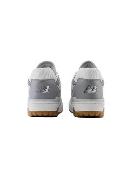 Zapatilla Unisex New Balance 550 Blanco Gris