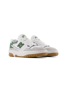 Zapatilla Niño/a New Balance 550 Blanco Verde