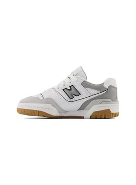 Zapatilla Niño/a New Balance 550 Blanca Gris