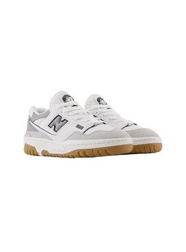 Zapatilla Niño/a New Balance 550 Blanca Gris