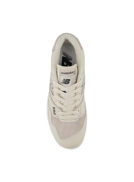 Zapatilla Mujer New Balance 550 Blanco Lila