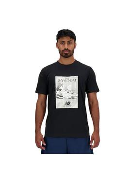 Camiseta Hombre New Balance Thesystem Negro