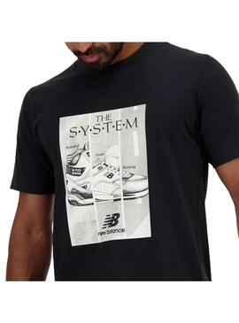 Camiseta Hombre New Balance Thesystem Negro