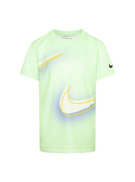 Camiseta Niño Nike Stacked Up Verde