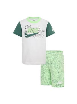 Conjunto Niño Nike Cyoa Ss Set Verde