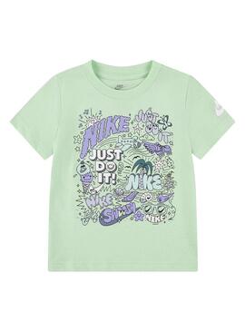 Camiseta Niño Nike Doodlevision Verde