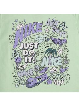 Camiseta Niño Nike Doodlevision Verde