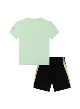 Conjunto Niño Nike Hazy Verde Negro