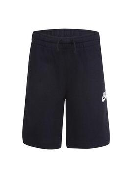 Pantalón corto Niño Nike Club Negro