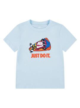 Camiseta Niño Nike Boxy Art Azul