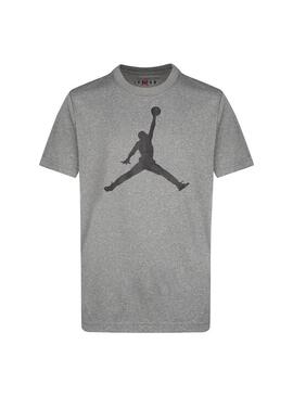 Camiseta Niño Jordan Df Gris