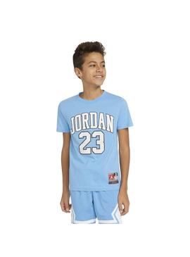 Camiseta Niño Jordan Azul