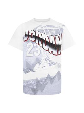 Camiseta Niño Jordan JUMPMAN Blanca