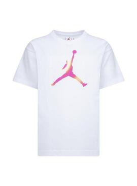 Camiseta Niña Jordan 23 LEMONADE Blanca