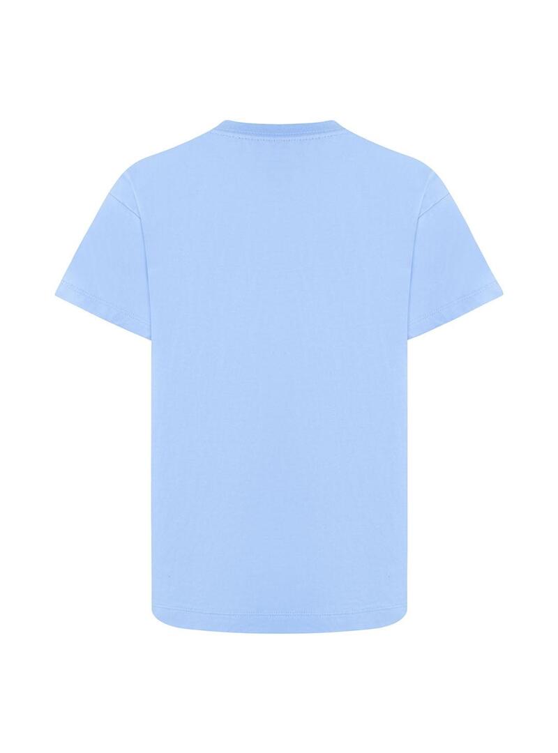 Camiseta Niña Jordan 23 Lemonade Azul