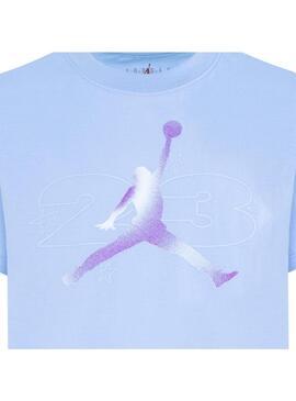 Camiseta Niña Jordan 23 Lemonade Azul