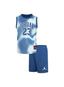 Conjunto Niño Jordan 23 Aop Azul