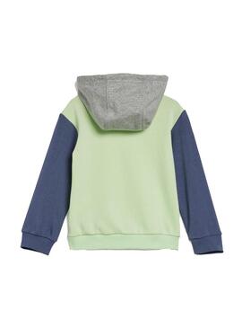 Chándal Niño Adidas Essentials Colorblock Verde/Gris