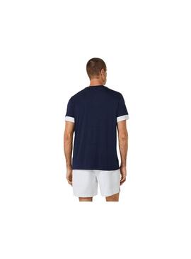 Camiseta Hombre Asics Court SS Marino