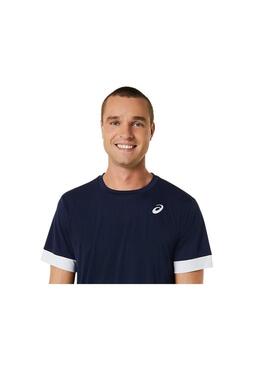 Camiseta Hombre Asics Court SS Marino