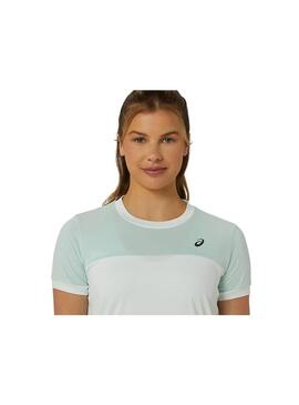 Camiseta Mujer Asics Court SS Verde