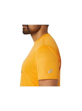 Camiseta Hombre Asics Fujitrail Logo Naranja