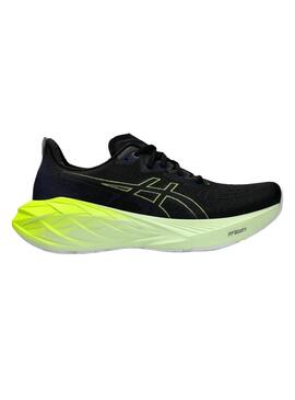 Zapatilla Hombre Asics Novablast™ 4 Negro/Flúor