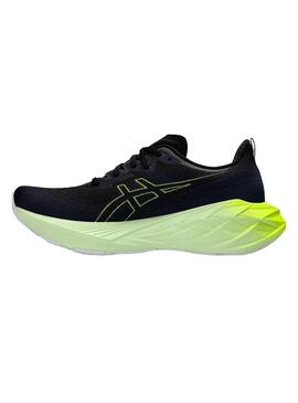 Zapatilla Hombre Asics Novablast™ 4 Negro/Flúor