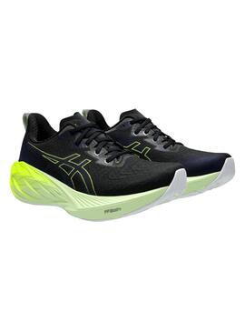 Zapatilla Hombre Asics Novablast™ 4 Negro/Flúor