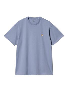 Camiseta Hombre Carhartt WIP Chase Azul