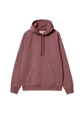 Sudadera Hombre Carhartt WIP Chase Granate