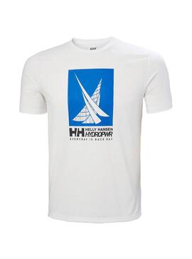 Camiseta Hombre HH Race Graphic Blanca