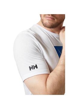 Camiseta Hombre HH Race Graphic Blanca