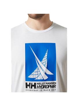 Camiseta Hombre HH Race Graphic Blanca