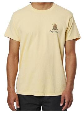 Camiseta Hombre Katin Piña Amarilla