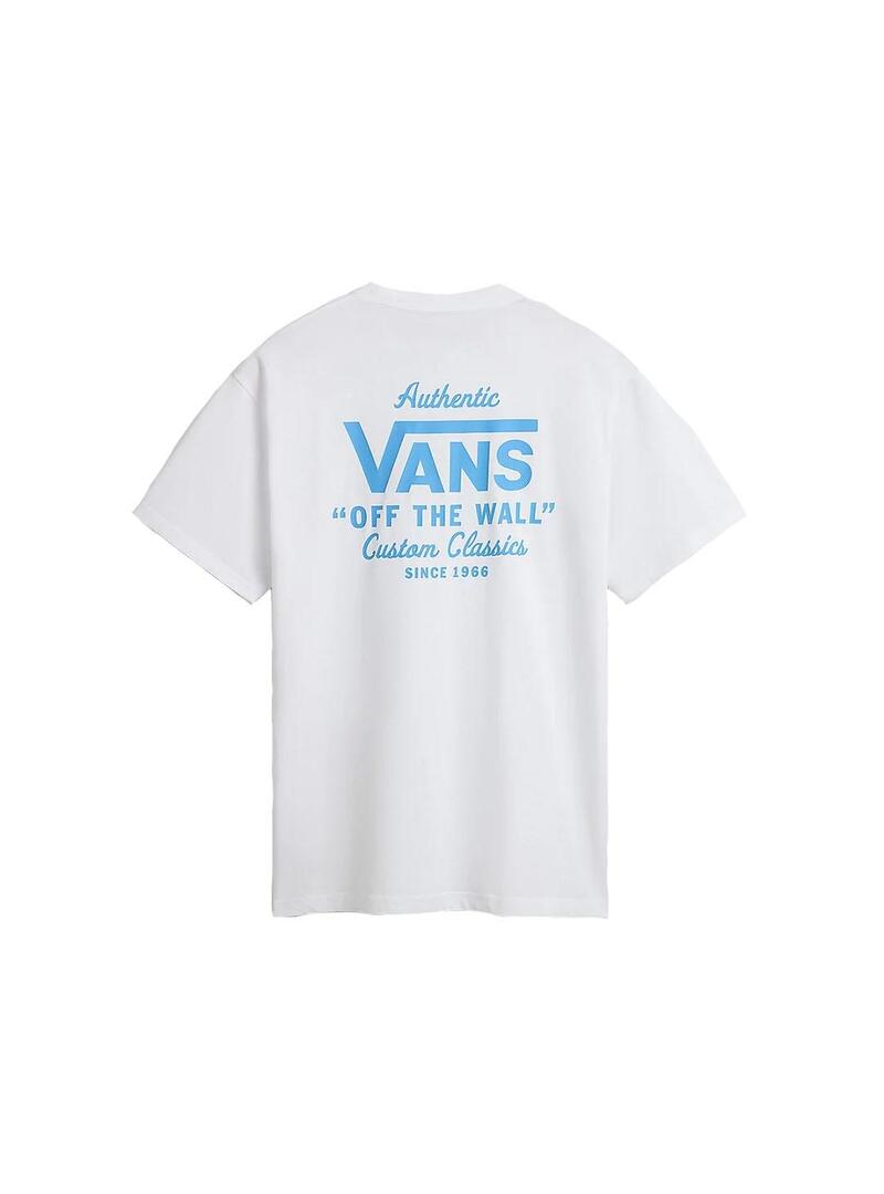 Camiseta Hombre Vans Holder ST Classic Blanca