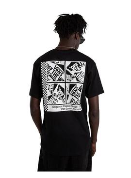 Camiseta Hombre Vans Tech Box Negra