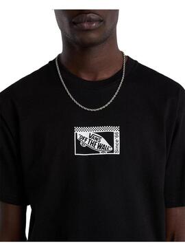 Camiseta Hombre Vans Tech Box Negra