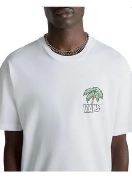 Camiseta Hombre Vans Down Time Blanca