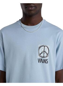 Camiseta Hombre Vans Sunbaked Azul