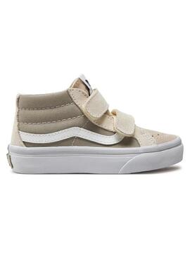 Zapatilla Niño/a Vans Sk8-Mid Beige